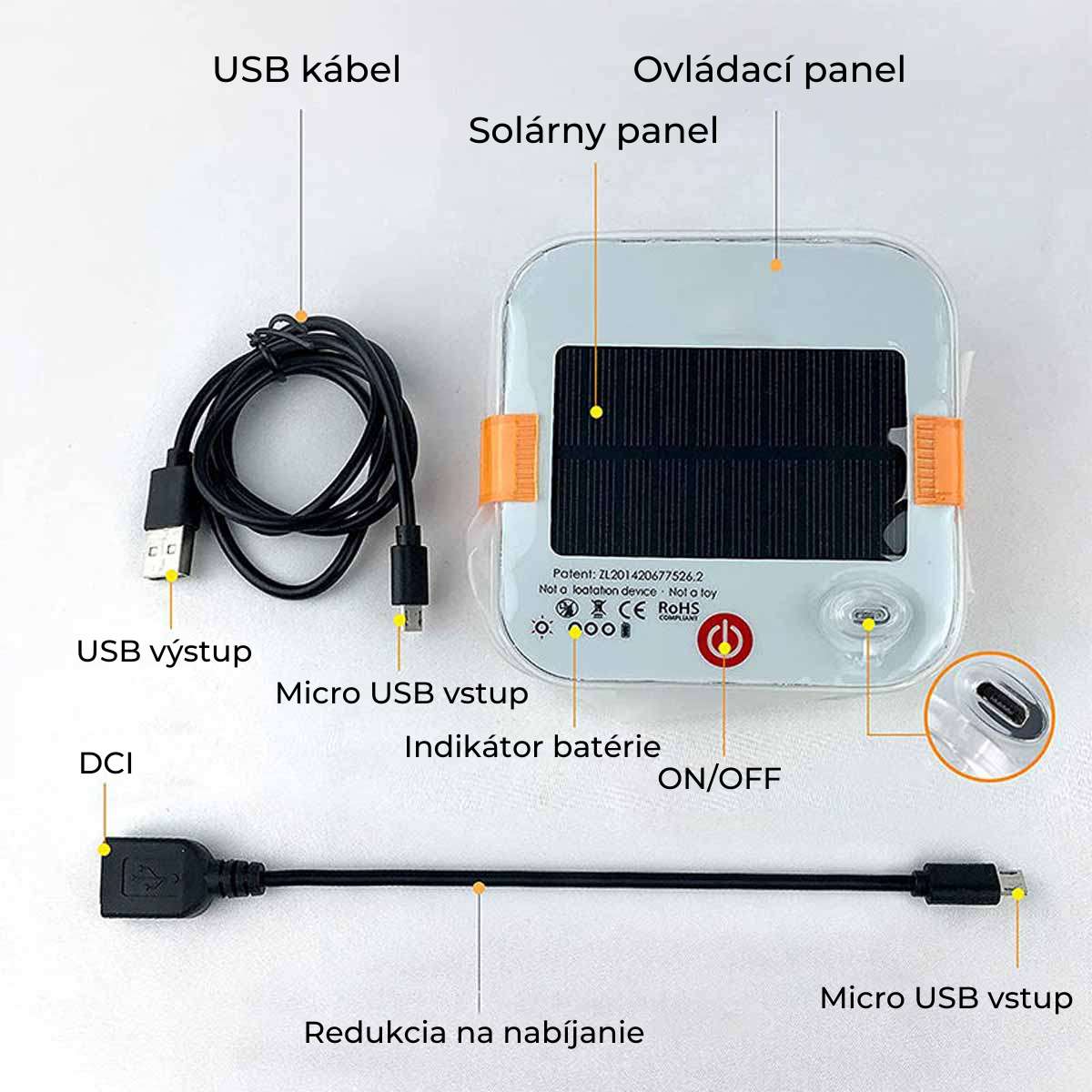 Solárna lampa - SunBeam
