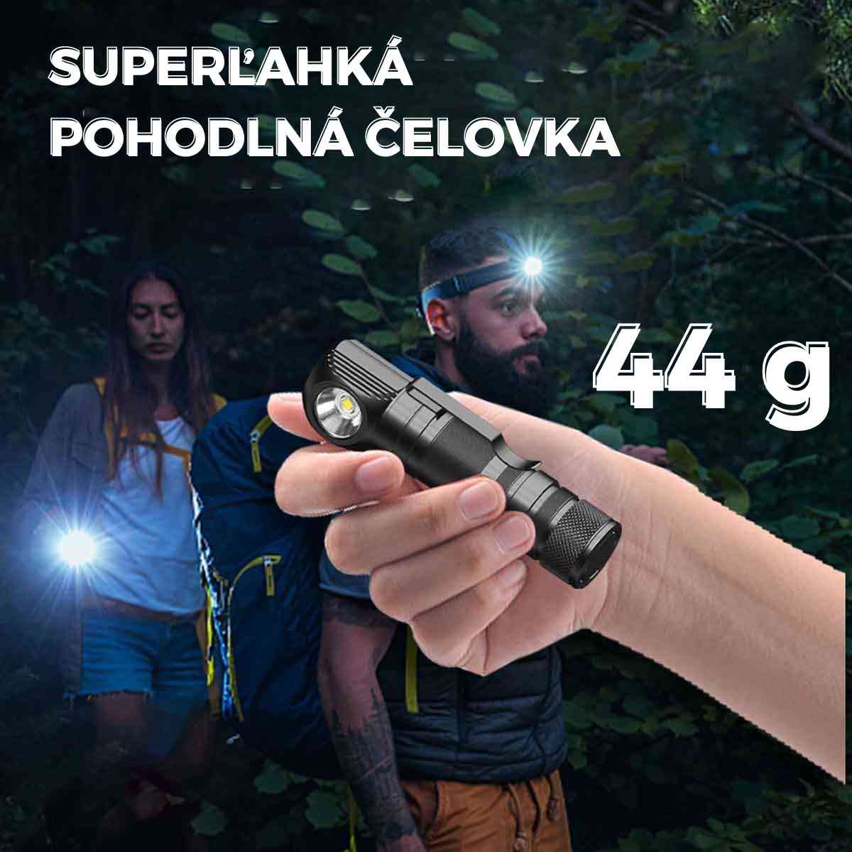 LED čelovka - Headpro Compact